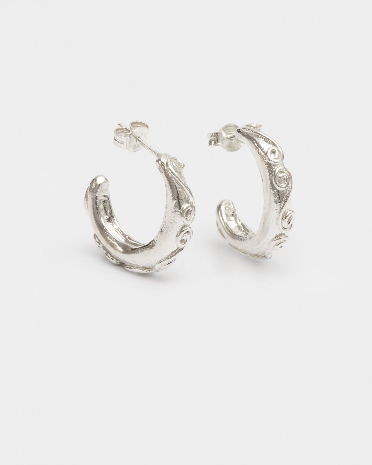 Spiral Hoop Earrings