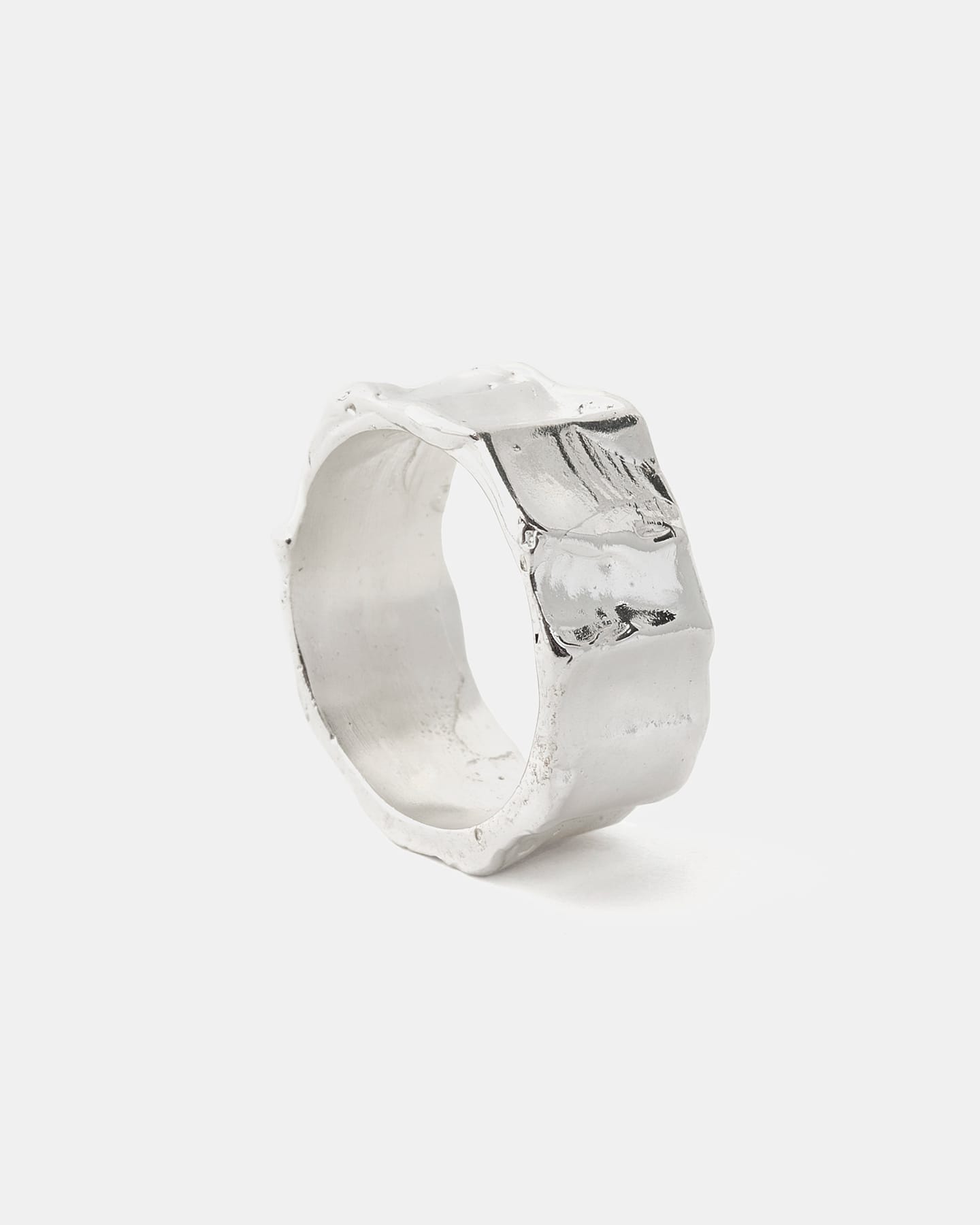 LMJ hand-sculpted ring in silver