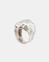 LMJ Balloon Ring in silver - handcrafted, textured finish