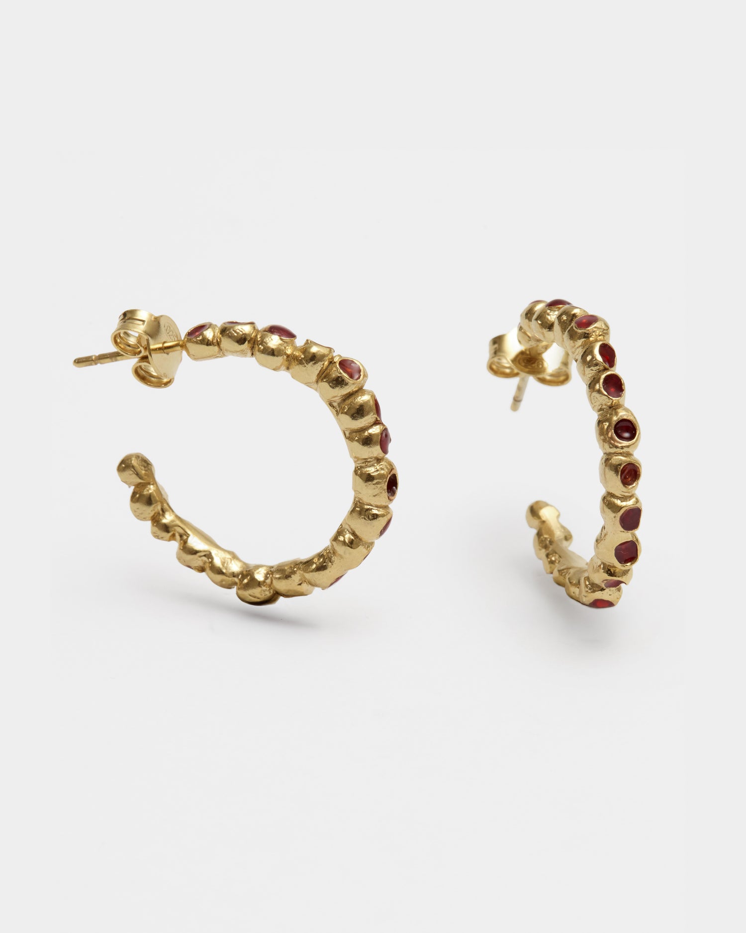 Bead Hoop Earrings