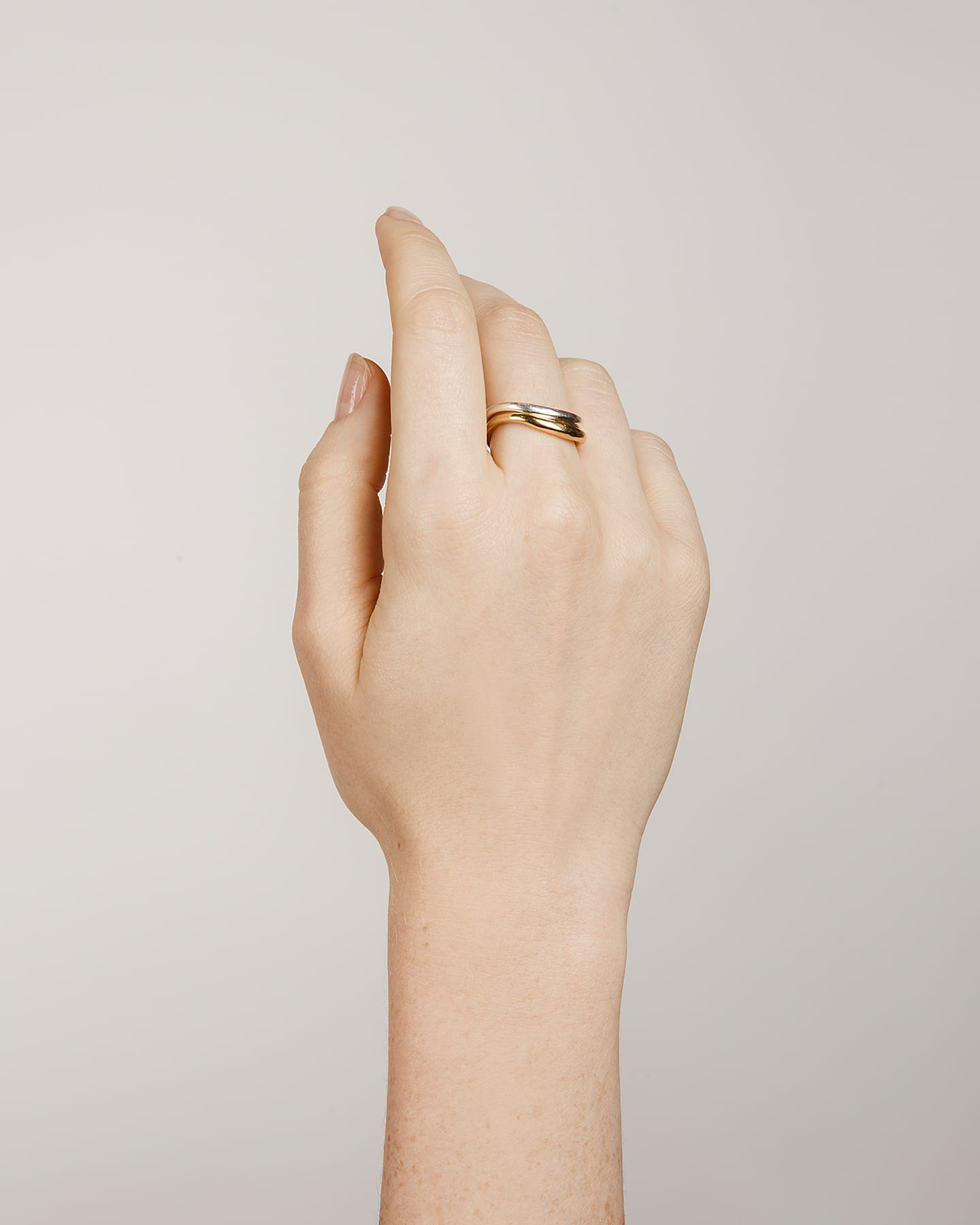 LMJ Hollow Ring in silver