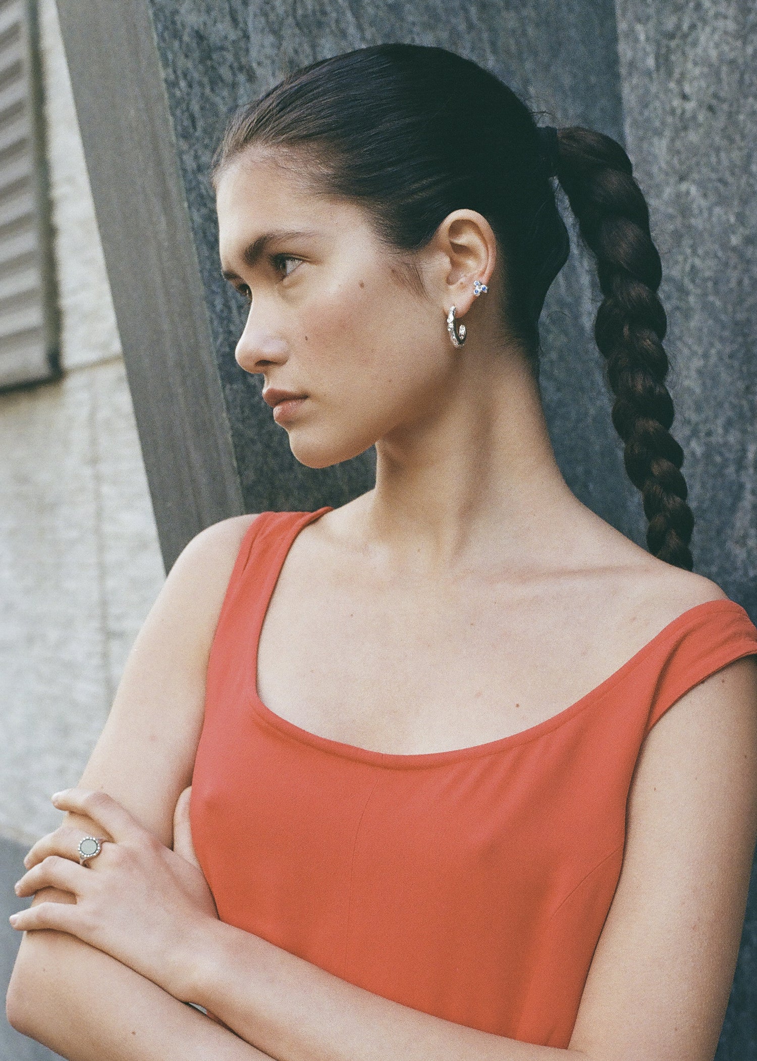 Spiral Hoop Earrings